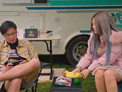 アジア人, デカチン, デカパイ, カップル, ハードコア, 熟年, 公共, ヴィンテージ