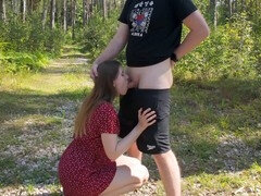 I seduced my driver Nikabunny69 and gave him a messy blowjob while drinking every drop