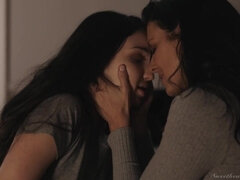 巨乳な, ハードコア, レズビアン, なめる, 熟年, 淫乱熟女, オマンコ, オッパイの