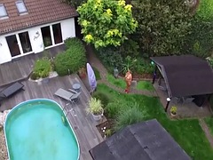 Enthousiasteling, Mollig, Rijpe lesbienne, Moeder die ik wil neuken, Nudist, Buiten, Stiefmoeder