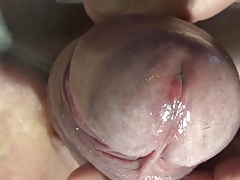 Close up cumshot