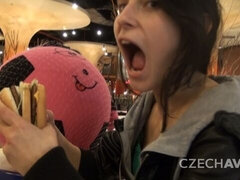 Incroyable, Salle de bains, Brunette brune, En levrette, Fait maison, Pov, Adolescente, Mouillée