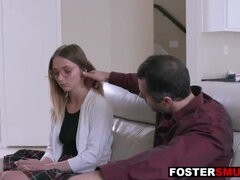 Blondine, Familie, Brille, Hardcore, Milf, Stiefmutter, Taboo, Flotter dreier