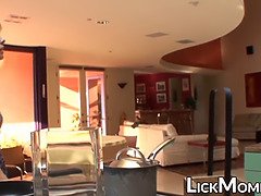 Mature blond bonds with her daughter by fingering her