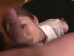 Aziatisch, Pijpbeurt, Oudere vrouw, Gek, Japaans, Tiener