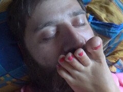 Hablar sucio, Pies, Casero, Lamidas, Ruso, Chupando