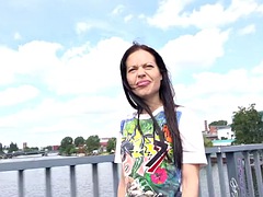 GERMAN SCOUT - SKINNY MILF ALLATRA PICKED UP FOR PUBLIC SEX