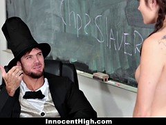 Hardcore, Sich ausziehen, Lehrer