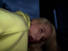 POV sex outdoors with blonde Vanessa Hillz