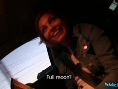 Leie, Auto, Im freien, Pov, Öffentlich, Muschi