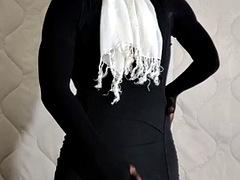 Leie, Puppe, Fetisch, Lingerie, Maske, Masturbation, Transfrau, Solo