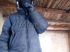 Solo action in a Nike tracksuit at an abandoned spot