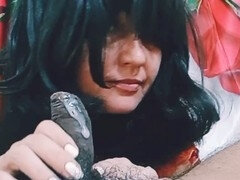 素人, デカチン, 黒人, フェラチオ, イギリス人, 手コキする, 自家製, 淫乱熟女