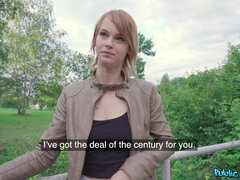 Shy teen Ariela Donovan didn't get money for sex before!