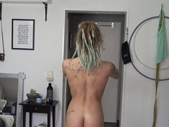 Enthousiasteling, Blond, Broeder, Sperma, Masturbatie, Naakt, Kut duiken, Tiener