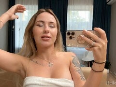 Bella Mur's sex vlog: Exploring my first double penetration experience after years! The making of a porn film revealed