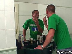 Salle de bains, Gros seins, Rondelette, Branlette thaïlandaise, Énorme, Masturbation, Maman, Chevaucher