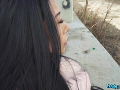 Americano, Polla, Europeo, Cuero, Tetas naturales, Perforación, Pov, Tetas