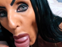 Gros seins, Noire, Sucer une bite, Tir de sperme, En levrette, Hd, Mère que j'aimerais baiser, Pov