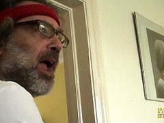 緊縛, デカ尻, フェラチオ, ボンデージ, 巨乳な, 服従, ラフ, ストッキング