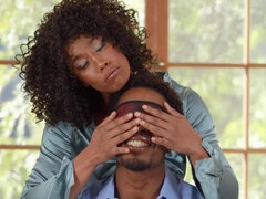 黒人, フェラチオ, イく瞬間, バック, 黒人, Hd, 旦那, オッパイの