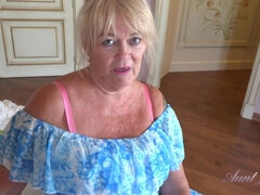 Tante, Grosser arsch, Grosse titten, Britisch, Frau, Oma, Mutti, Pov