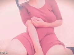 Asiatique, Noir ébène, Femelle, Lesbienne, Léchez, Orgasme, Suçant