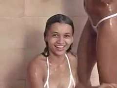 Leie, Behaart, Dusche, Jungendliche (18+), Titten