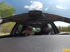 美女, 車, 大学生, イマラチオ, ハードコア, ポリス, オマンコ, 馬乗り