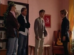 フェラチオ, 顔射, 乱交, ヒール, 赤毛, ストッキング, オッパイの, 妻