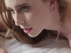 美女, デカチン, フェラチオ, 毛深い, 手コキする, オマンコ, ストッキング, オッパイの