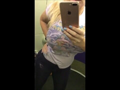 Britisch, Riesig, Masturbation, Mutti, Orgasmus, Muschi, Solo, Zug