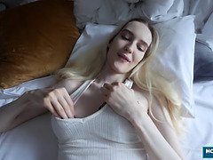 Grote mammen, Pijpbeurt, Rondborstig, Schattig, Hd, Onschuldig, Klein, Zuigen