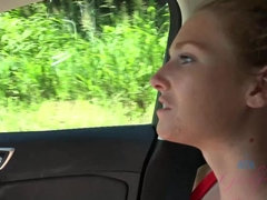 Blonde, Voiture, Éjaculation interne, Branlette thaïlandaise, Poilue, Orgasme, Pov, Mouillée