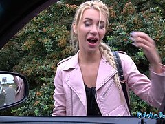 Blonde, Tromperie, Éjaculation interne, Petite amie, Hd, Orgasme, Public, Rugueux