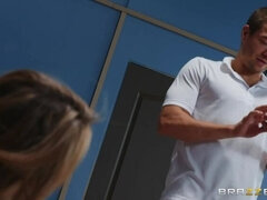 アメリカ人, ブロンド, フェラチオ, チン, マッサージ, 淫乱熟女, 剃毛, オッパイの