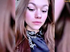 Brunette brune, Masturbation, De plein air, Solo, Adolescente, Webcam