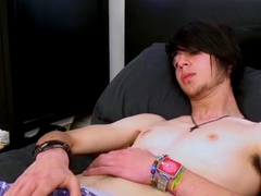 Unloading Big Nuts With Emo Twink