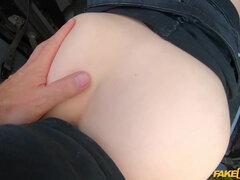 デカチン, フェラチオ, 茶髪の, イマラチオ, ハードコア, オマンコ, 馬乗り, ティーン