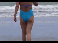 Américain, Gros cul, Bikini, Femelle, Hd, Branler, Masturbation, Mère que j'aimerais baiser