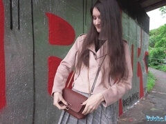 Leie, Vollbusig, Sperma im mund, Natürlichen titten, Orgasmus, Im freien, Pov, Student