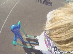 Fucking practice in a gym