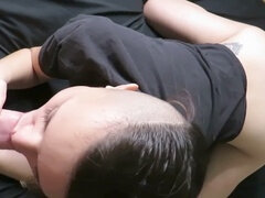 Verga grande, Mamada, Corrida, Hembra, Latina, Madres para coger, Orgasmo, Tatuaje