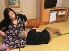 ぽっちゃり, デカパイ, ズームショット, 汚れた　, お婆さん, 熟年, 淫乱熟女, オマンコ