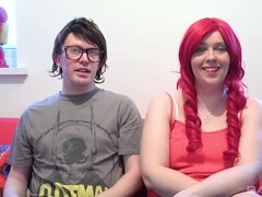 Bruinharig, Sperma shot, Diep in de keel, Sperma in gezicht, Hd