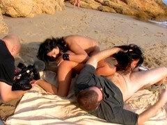 Leie, Strand, Kompletter film, Deutsch, Latina, Im freien, Retro, Flotter dreier