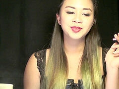 Asiatique, Femme dominatrice, Fétiche, Esclave, Fumer, Tabou, Pute