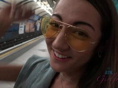 素人, 指いじり, 露出狂, 彼女, キス, ストリッピング, オッパイの, のぞき