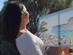 Grote mammen, Bruinharig, Europees, Voetbeurt, Doordringend, Gezichtspunt, Russisch, Billekoek