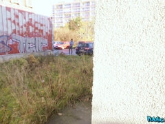 フェラチオ, 衣服着たままセックス, アウトドア, ハメ撮り, 赤毛, スペイン人, フェラする